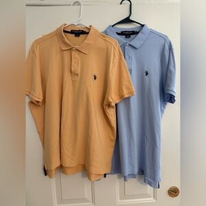 US Polio Association Golf Shirts Set/2 XL